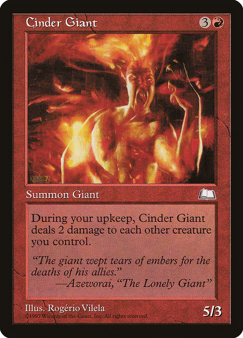 Cinder Giant (Weatherlight #93)