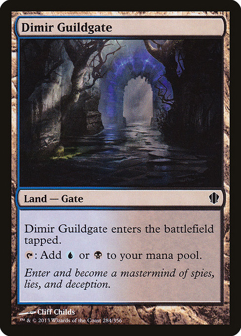 Dimir Guildgate (Commander 2013 #284)