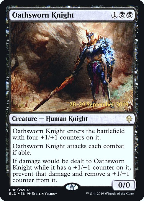 Oathsworn Knight (Throne of Eldraine Promos #98s)