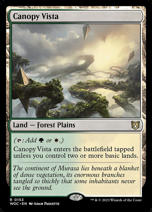 Canopy Vista (Wilds of Eldraine Commander #153)