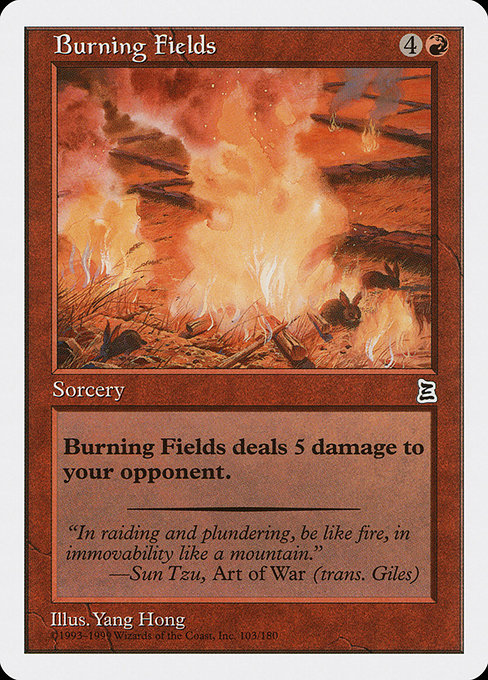 Burning Fields card image