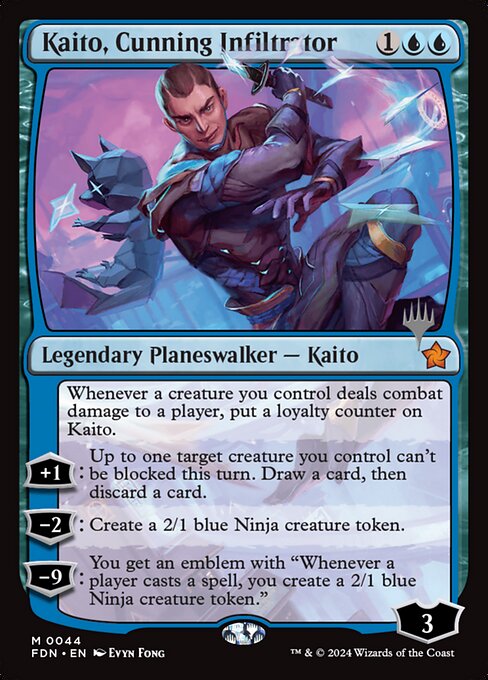 Kaito, Cunning Infiltrator (Foundations Promos #44p)