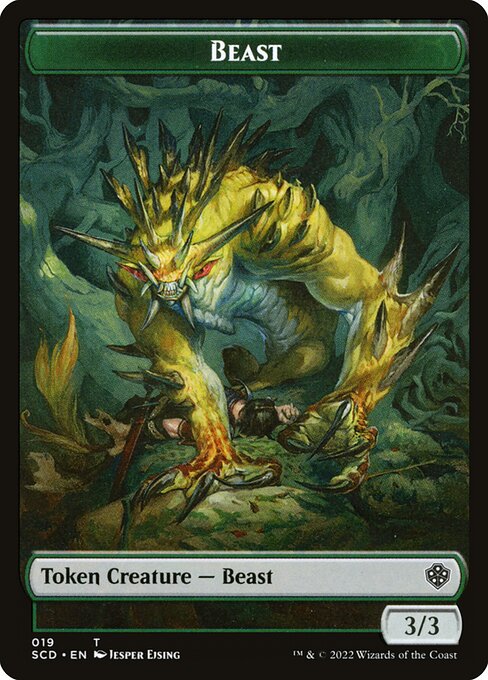 Beast (Starter Commander Deck Tokens #19)