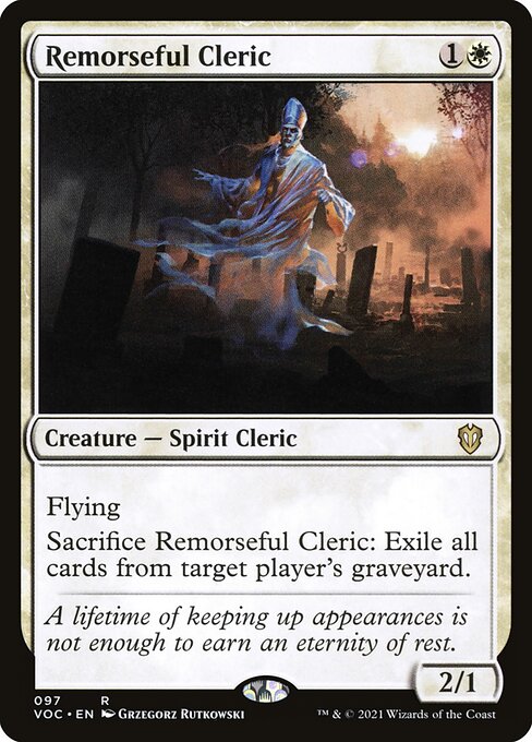 Remorseful Cleric (Crimson Vow Commander #97)