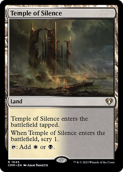 Temple of Silence (Commander Masters #1045)