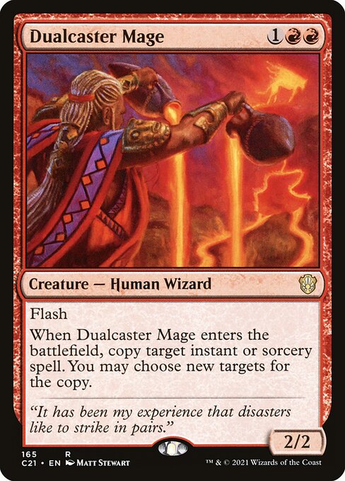 Dualcaster Mage (Commander 2021 #165)