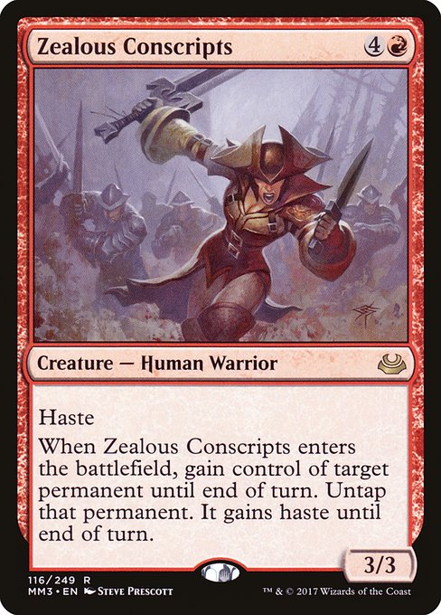 Zealous Conscripts (Modern Masters 2017 #116)