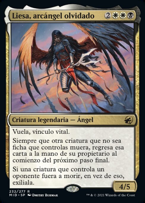 Liesa, Forgotten Archangel (Innistrad: Midnight Hunt #232)
