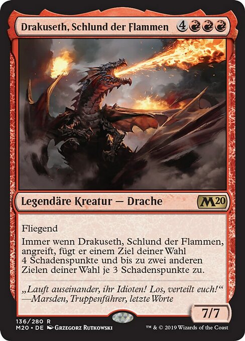 Drakuseth, Maw of Flames (Core Set 2020 #136)