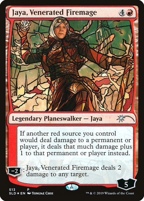 Jaya, Venerated Firemage (Secret Lair Drop #513)