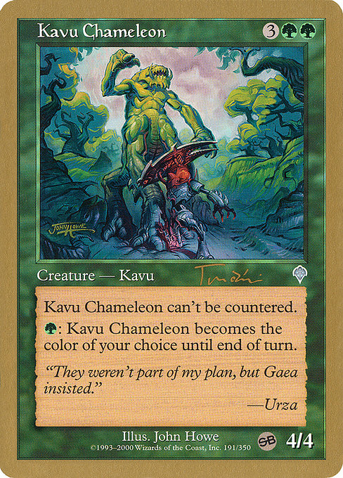 Kavu Chameleon (World Championship Decks 2001 #jt191sb)