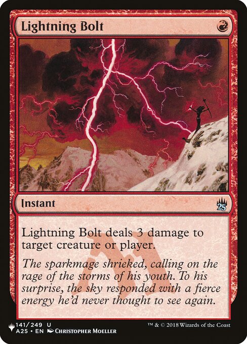 Lightning Bolt (The List #A25-141)