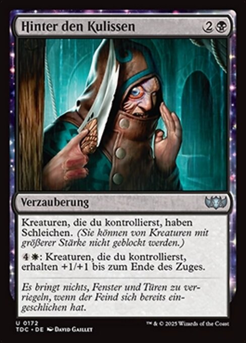 Hinter den Kulissen