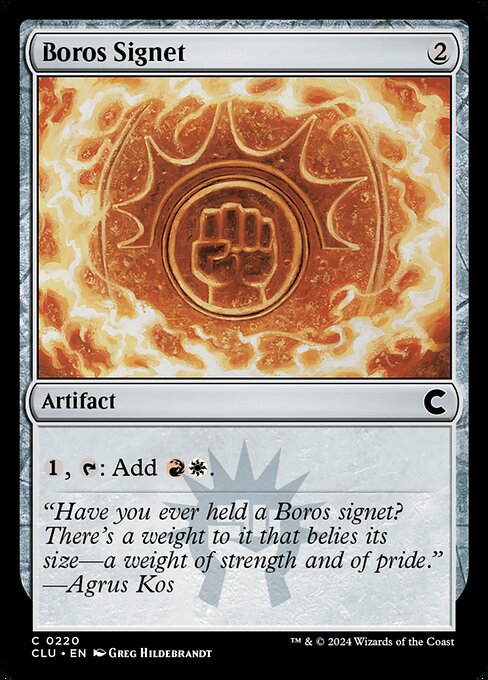 Boros Signet card image