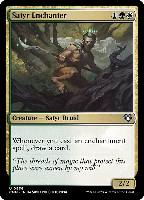 Satyr Enchanter (Commander Masters #936)