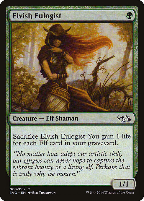 Eulogiste elfe|Elvish Eulogist