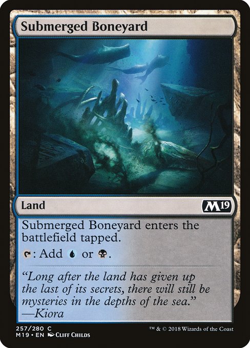 Submerged Boneyard (Core Set 2019 #257)