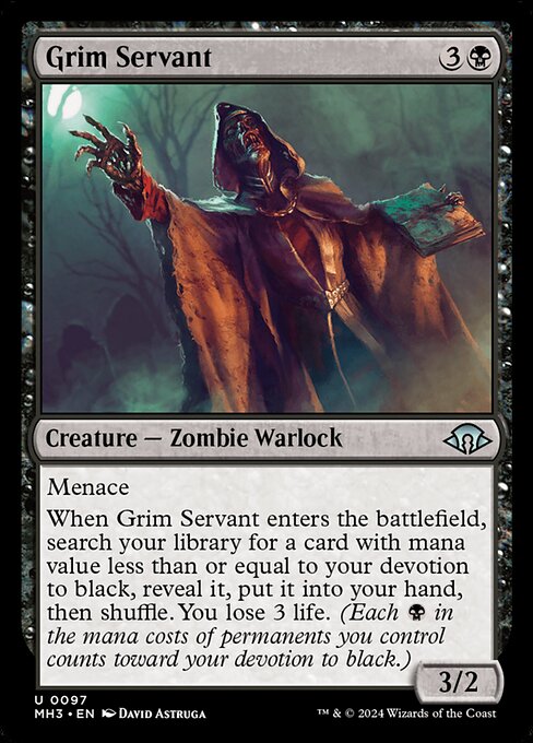 Grim Servant (mh3) 97 Grim Servant (mh3) 97
