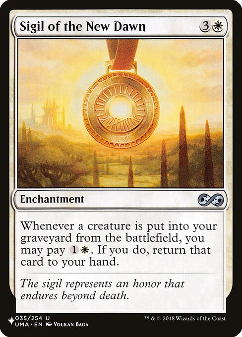 Sigil of the New Dawn (The List #UMA-35)