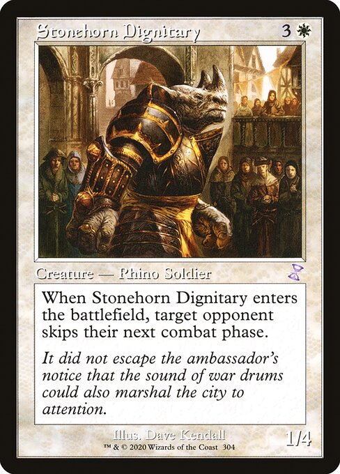 Stonehorn Dignitary (Time Spiral Remastered #304)