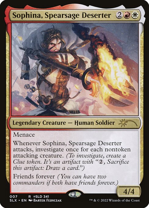 Sophina, Spearsage Deserter (SLX)