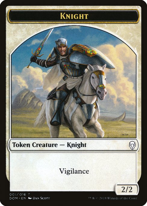 Knight (Dominaria Tokens #1)