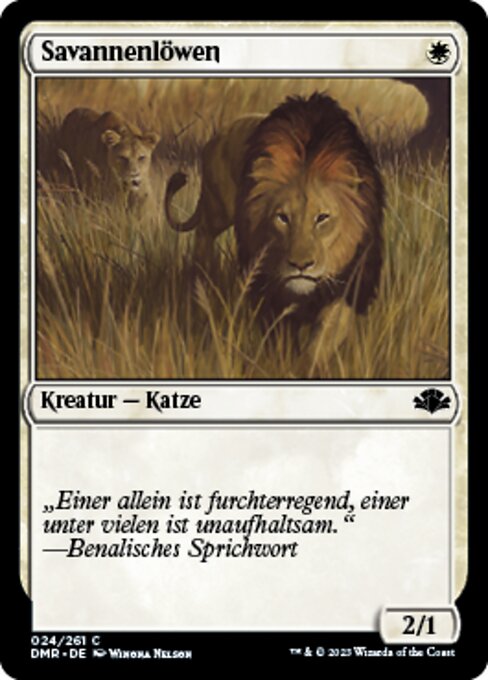 Savannah Lions (Dominaria Remastered #24)