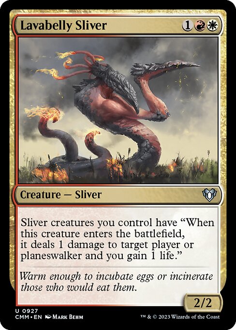 Lavabelly Sliver (Commander Masters #927)