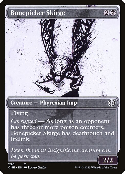Bonepicker Skirge – Showcase (Foil Phyrexia: All Will Be One)