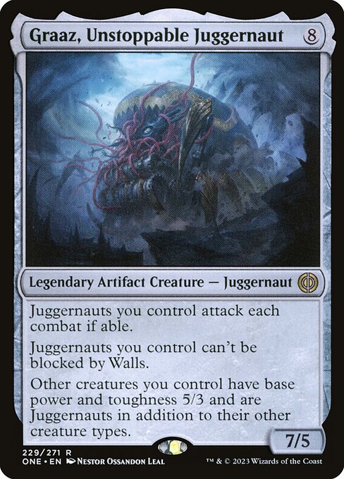 Graaz, Unstoppable Juggernaut (Phyrexia: All Will Be One #229)