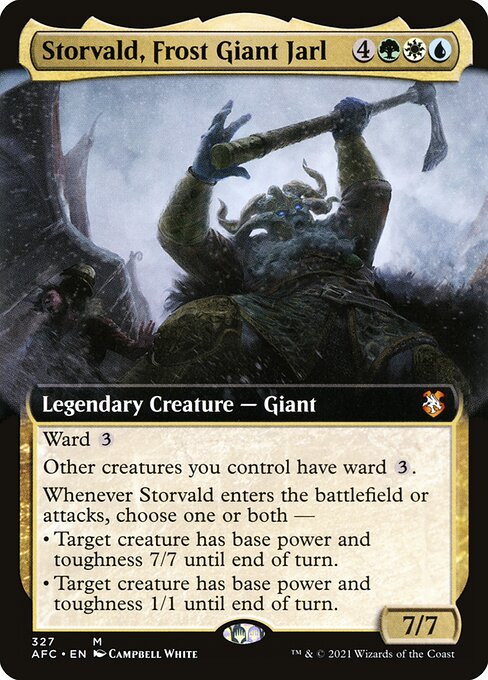 Storvald, Frost Giant Jarl (Forgotten Realms Commander #327)