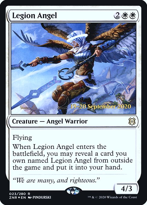 Legion Angel (Zendikar Rising Promos #23s)
