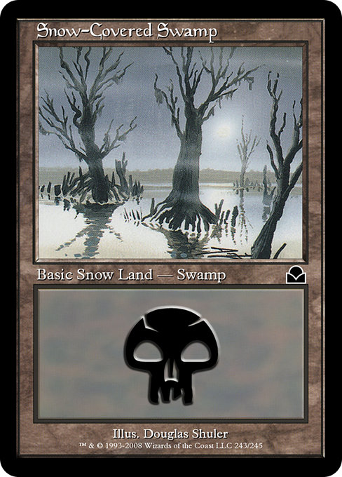 Snow-Covered Swamp (Masters Edition II #243)