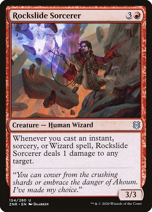 Rockslide Sorcerer (Zendikar Rising #154)
