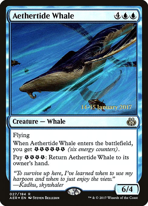 Aethertide Whale (Aether Revolt Promos #27s)