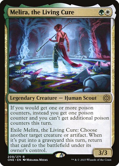 Melira, the Living Cure (Phyrexia: All Will Be One #209)