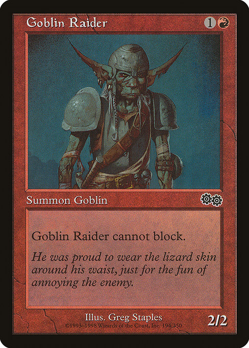 Goblin Raider (Urza's Saga #194)