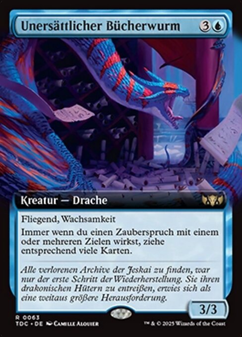 Unersättlicher Bücherwurm