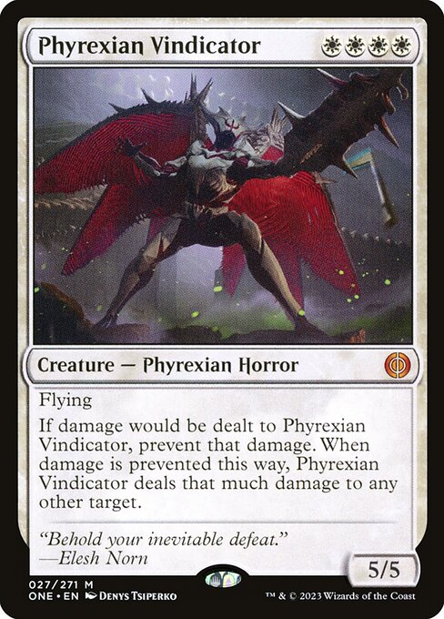 Phyrexian Vindicator (Phyrexia: All Will Be One #27)