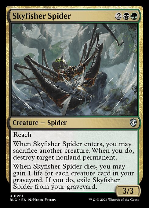 Skyfisher Spider (Bloomburrow Commander)