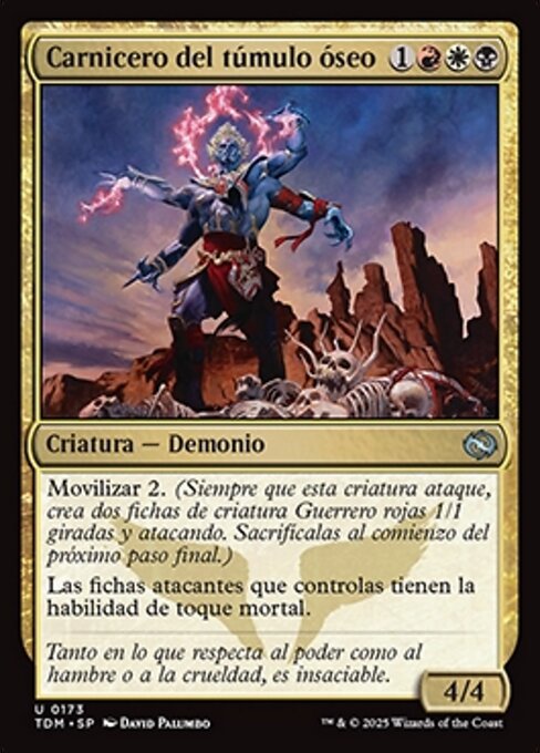 Carnicero del túmulo óseo