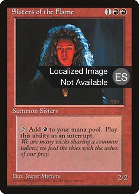 Sisters of the Flame (Fourth Edition Foreign Black Border #221)