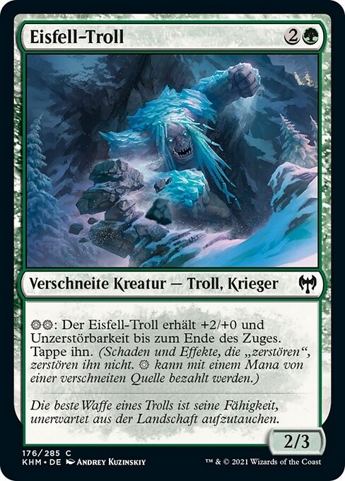 Icehide Troll (Kaldheim #176)