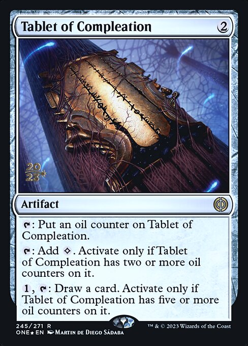 Tablet of Compleation (Phyrexia: All Will Be One Promos #245s)