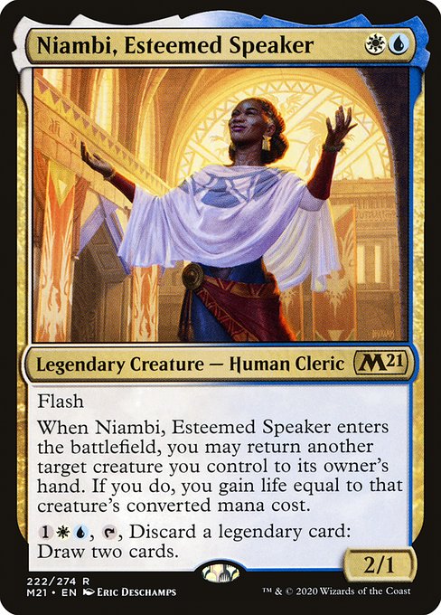 Niambi, Esteemed Speaker card image