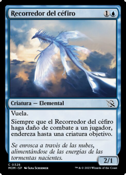 Recorredor del céfiro (Zephyr Winder) · March of the Machine (MOM) #328 ·  Scryfall Magic The Gathering Search