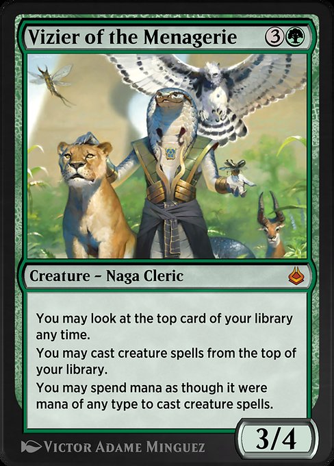 Vizier of the Menagerie (Amonkhet Remastered #224)