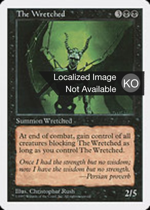 The Wretched (Fifth Edition #197)