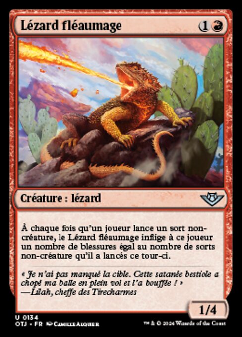 Magebane Lizard (Outlaws of Thunder Junction #134)