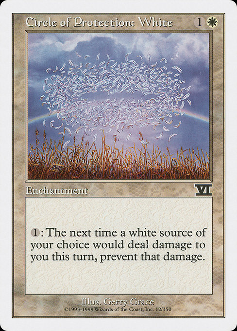 Circle of Protection: White (Classic Sixth Edition #12)